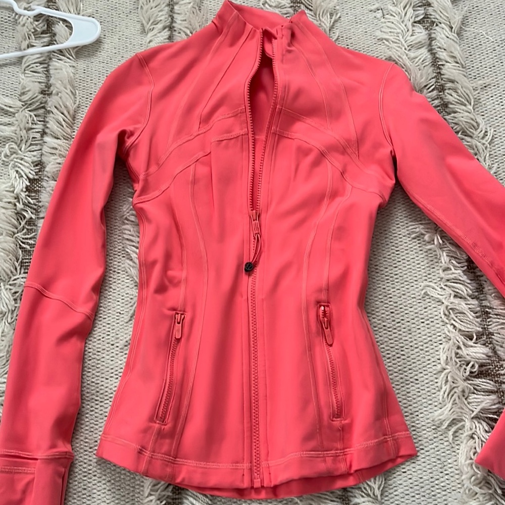 Lululemon Raspberry Cream Define Jacket